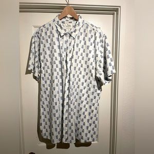 Bixby Printed White Shirt